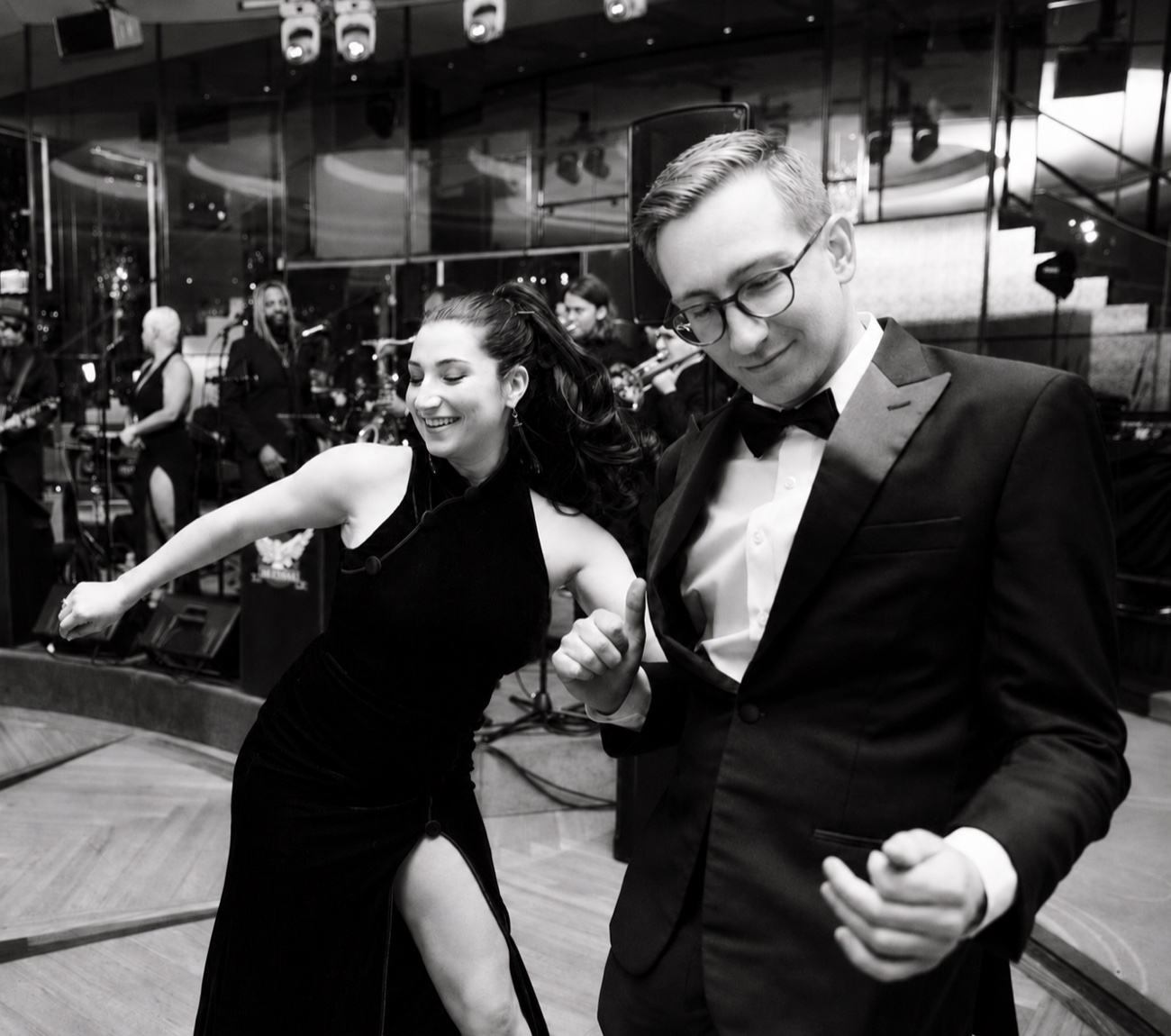 Alex and Elliot dancing