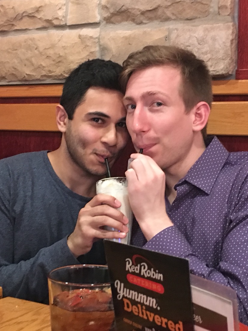 Nadeem with Elliot